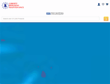 Tablet Screenshot of libertybuildingmaintenance.com